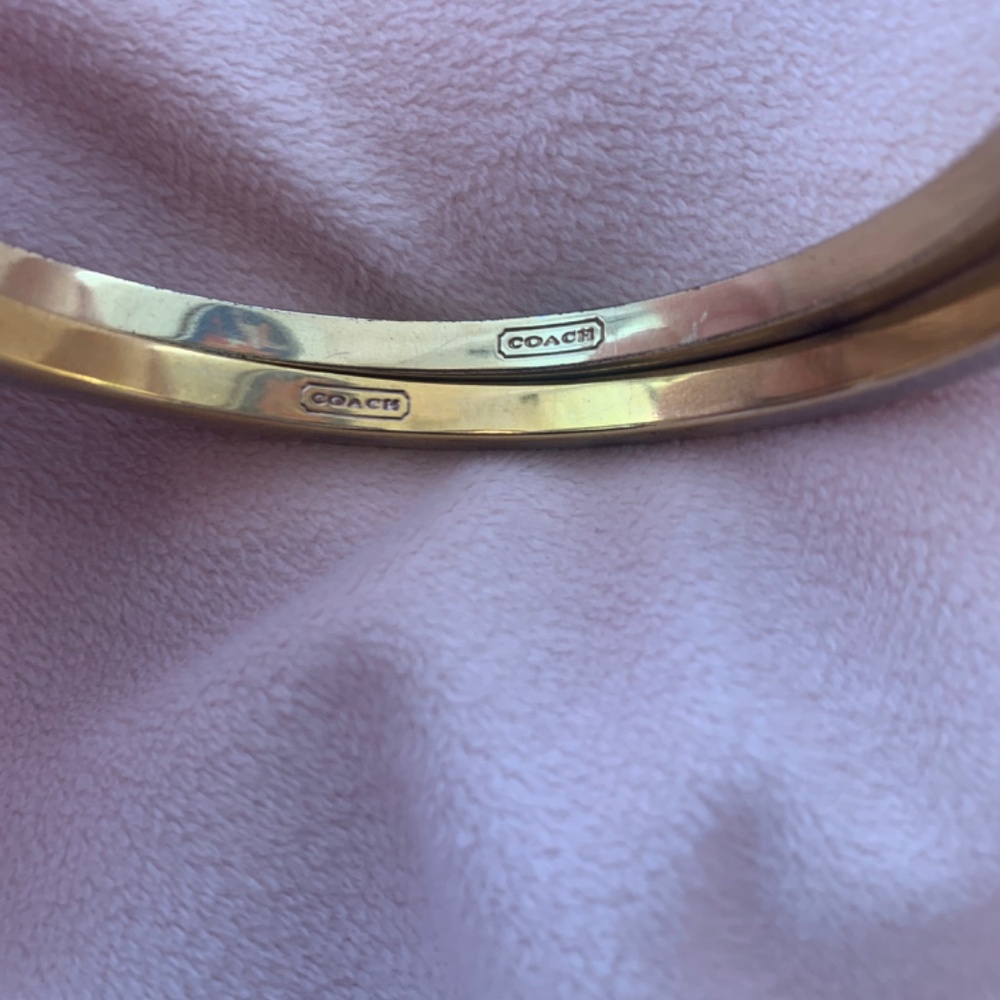 2 Coach Bangle Bracelets - image 4